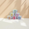 Colored ceramic cup set, underglaze color craft household tea cup and coffee cup set details Picture